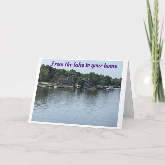 TARJETA *FELIZ NAVIDAD* DE **EL LAGO** (Anverso)