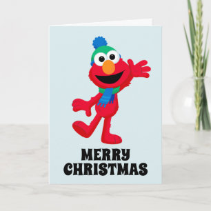 Tarjeta Feliz Navidad de Elmo