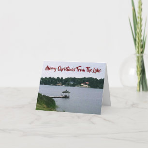 TARJETA FELIZ NAVIDAD **DEL LAGO***