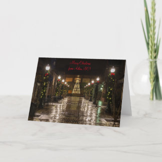 Tarjeta Feliz Navidad desde Aiken, SC