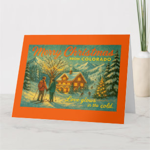Tarjeta Feliz Navidad desde Colorado
