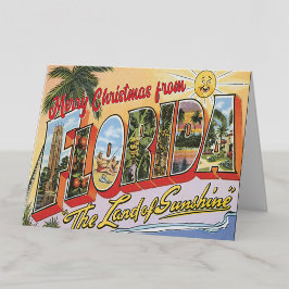 Tarjeta Feliz Navidad desde Florida