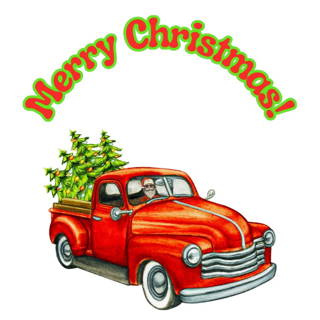 Tarjeta Feliz Navidad desde Santa Claus (Subido por el creador)