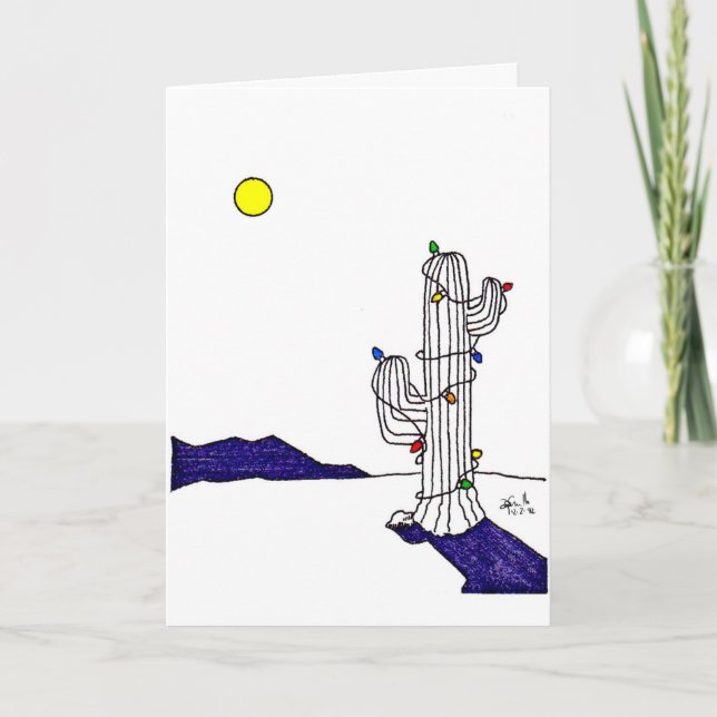 Tarjeta Feliz Navidad desde Texas (Anverso)