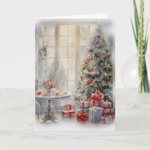 Tarjeta Feliz Navidad desde tu secreto Santa