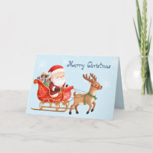 Tarjeta Feliz Navidad deseos sinceros y caprichosos