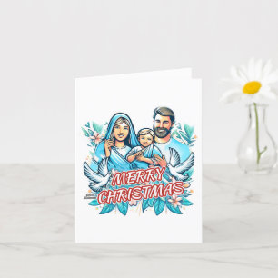 Tarjeta Feliz Navidad doblado