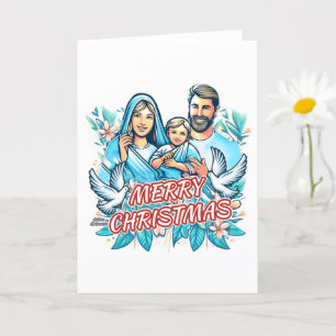 Tarjeta Feliz Navidad doblado