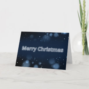 Tarjeta Feliz Navidad, elegantes Navidades brillan
