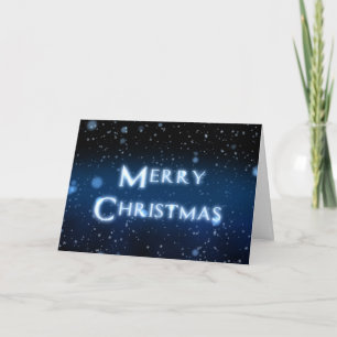 Tarjeta Feliz Navidad, elegantes Navidades brillan