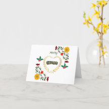 Feliz Navidad estilizado moda navideño