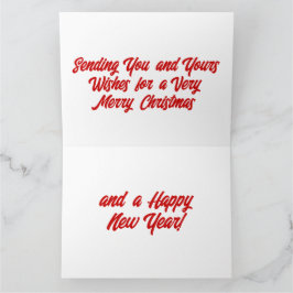 Tarjeta Feliz Navidad Feliz Año Nuevo