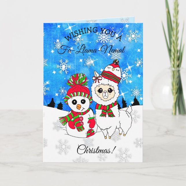 Tarjeta Feliz Navidad festivo festivo llamado Festividad (Anverso)