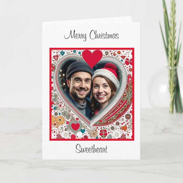 Tarjeta Feliz Navidad | Foto de Navidades (Anverso)