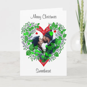 Tarjeta Feliz Navidad   Foto de Navidades del corazón