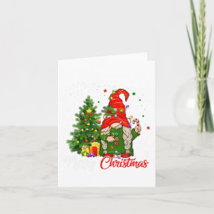 Tarjeta Feliz Navidad Gnome Familia Navidades Para Mujeres