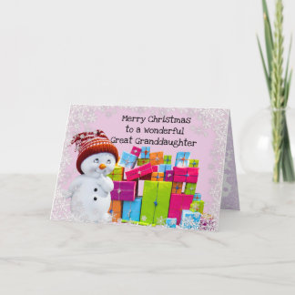 Tarjeta Feliz Navidad Gran Abuela