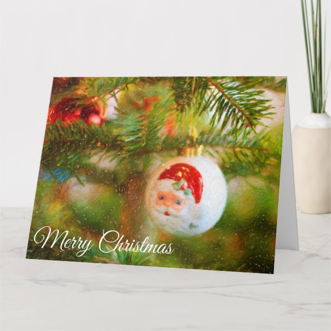Tarjeta Feliz Navidad Grande (Anverso)