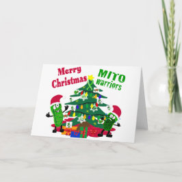 Tarjeta Feliz Navidad Guerreros Mito