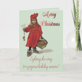 Tarjeta Feliz Navidad Iduna Fiesta Escandinava