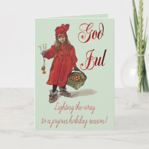 Tarjeta Feliz Navidad Iduna y las Manzanas Mágicas Escandi