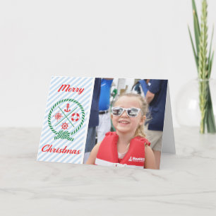 Tarjeta Feliz Navidad - Marco fotográfico