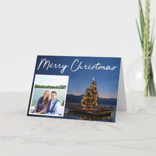 Tarjeta Feliz Navidad - Marco fotográfico