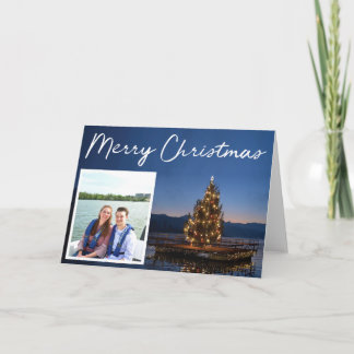 Tarjeta Feliz Navidad - Marco fotográfico