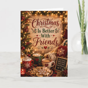 Tarjeta Feliz Navidad Mejor Amigo