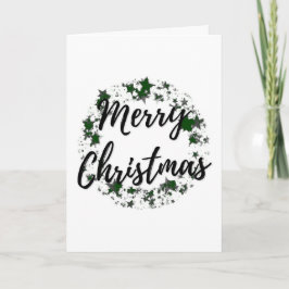 Tarjeta Feliz Navidad, Minimalista, simple fiesta moderna