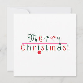 Tarjeta Feliz Navidad, Navidades colgantes de la Llanura d