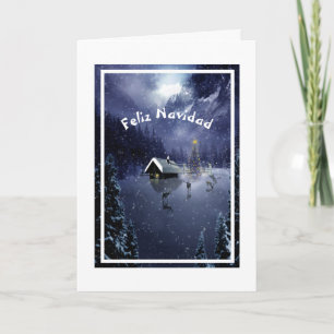 Tarjeta Feliz Navidad Navidades en español