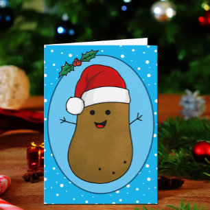 Tarjeta Feliz Navidad Patata