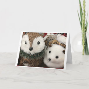 TARJETA FELIZ NAVIDAD "PEQUEÑA" ESPERANZA QUE SEA DIVERTID