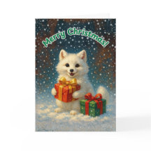 Feliz Navidad - Regalo de Zorro Ártico