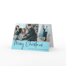 Feliz Navidad Script Collage de fotos vacaciones a