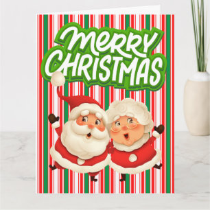 Tarjeta Feliz Navidad Sr. Clause