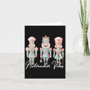 Tarjeta Feliz Navidad Vibes Nutcracker Ballet Paz Noche de