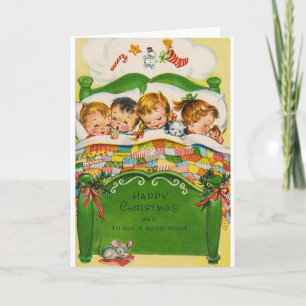 Tarjeta feliz navidad y a todos una buena noche