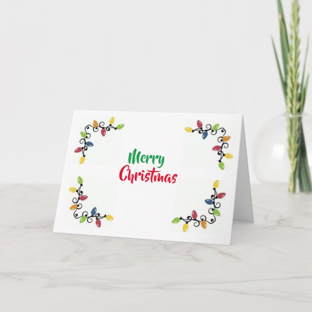 TARJETA "FELIZ NAVIDAD Y AÑO NUEVO" (Anverso)