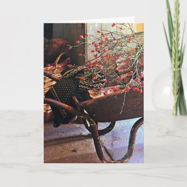 TARJETA **FELIZ NAVIDAD Y AÑO NUEVO TAMBIÉN** (Anverso)