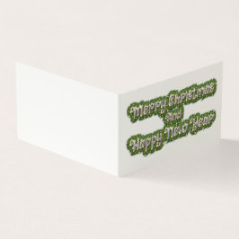 Tarjeta Feliz Navidad Y Feliz Año Nuevo