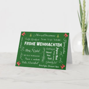 Tarjeta ¡Feliz Navidad y feliz año nuevo!