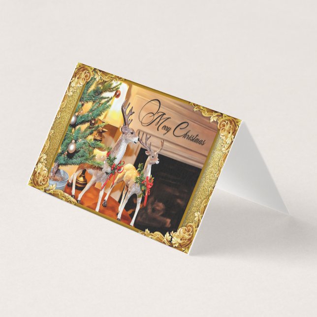 Tarjeta Feliz Navidad y Feliz Año Nuevo (Anverso)