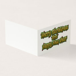 Tarjeta Feliz Navidad Y Feliz Año Nuevo