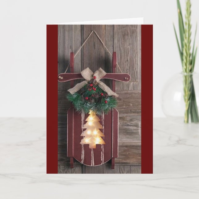 TARJETA FELIZ NAVIDAD Y UN AÑO NUEVO MUY FELIZ (Anverso)