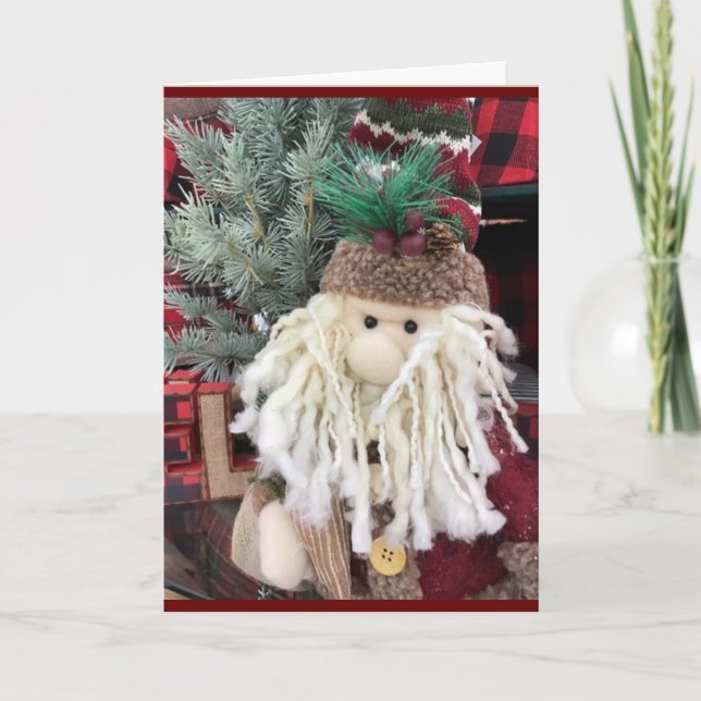 TARJETA "FELIZ NAVIDAD Y UN AÑO NUEVO MUY FELIZ" (Anverso)