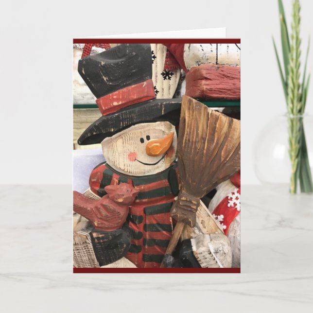 TARJETA "FELIZ NAVIDAD Y UN AÑO NUEVO MUY FELIZ" (Anverso)