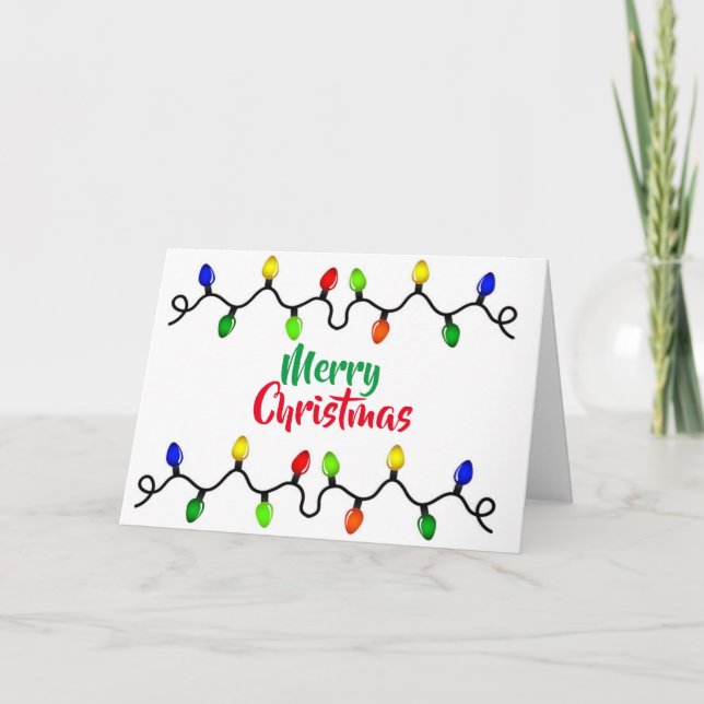 TARJETA "FELIZ NAVIDAD Y UN FELIZ AÑO NUEVO" (Anverso)