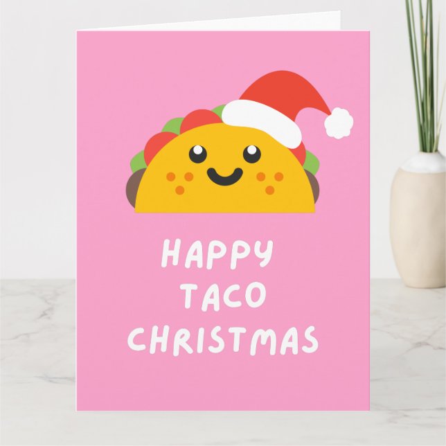 TARJETA FELIZ NAVIDADES TACO (Anverso)